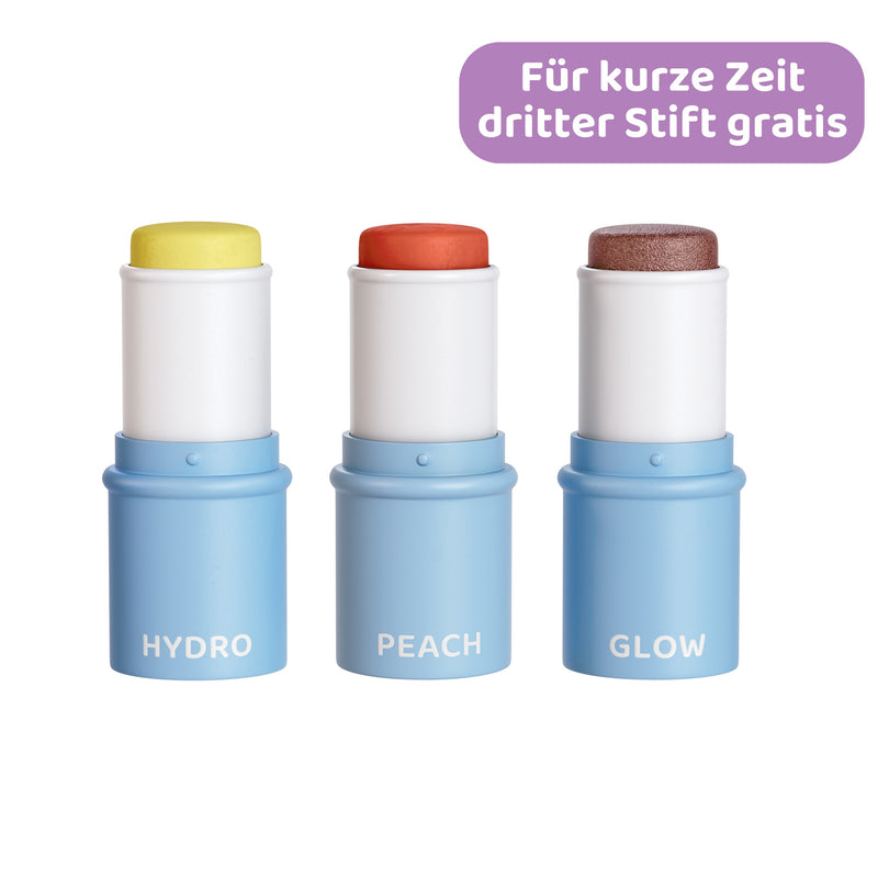 3-Pack: Hydro - Peach - Glow